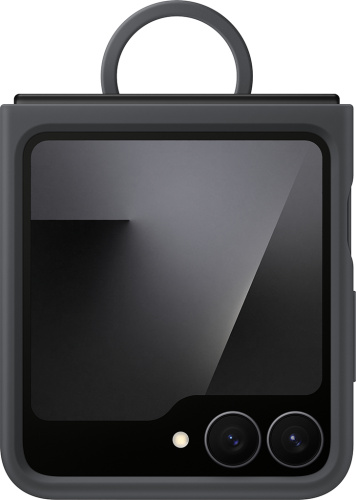 Клип-кейс Samsung Silicone Z Flip7 FE/Z Flip6 Чёрный