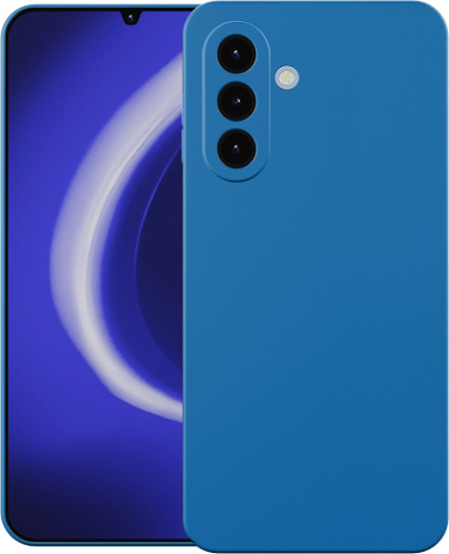 Клип-кейс Krutoff Silicone для Samsung Galaxy A17 Синий