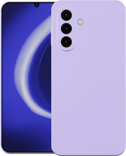 Клип-кейс Krutoff Silicone для Samsung Galaxy A17 Фиолетовый