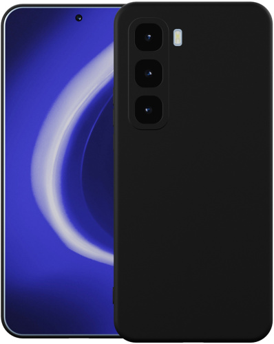 Клип-кейс Krutoff Soft для Infinix Hot 60 Pro+ Чёрный