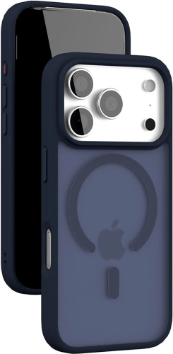 Клип-кейс VLP Lite Bloomс MagSafe для Apple iPhone 17 Pro Тёмно-синий