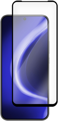 Защитное стекло Krutoff Premium для HUAWEI Nova 13 с чёрной рамкой