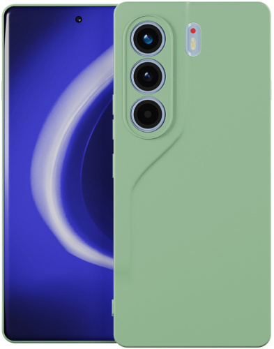 Клип-кейс Krutoff Silicone для TECNO Camon 40 Зелёный