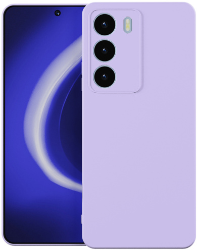 Клип-кейс Krutoff Silicone для realme C71 Фиолетовый