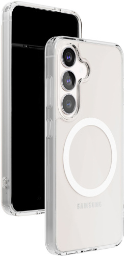 Клип-кейс VLP Lite Airс MagSafe для Samsung Galaxy S25+ Прозрачный