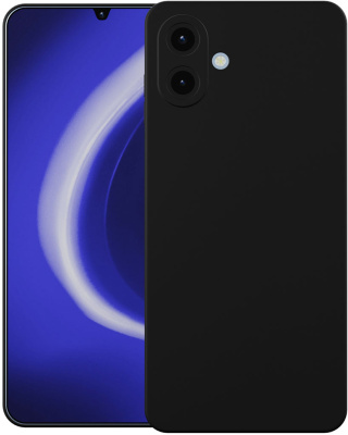 Клип-кейс Krutoff Soft для Samsung Galaxy A07 Чёрный