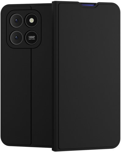 Чехол-книжка Krutoff Magnet для Honor X7d Чёрный