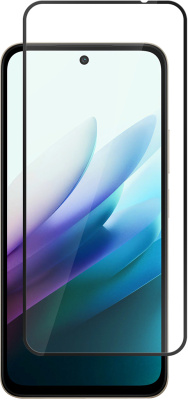 Защитное стекло BoraSCO для Xiaomi REDMI 15 4G с чёрной рамкой