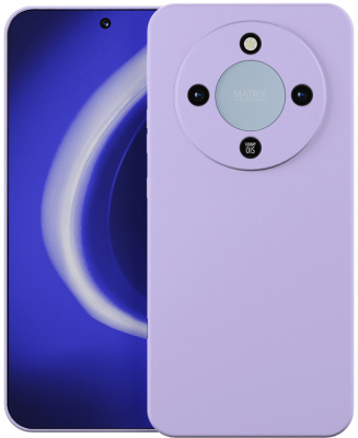 Клип-кейс Krutoff Silicone для HONOR X9d Фиолетовый