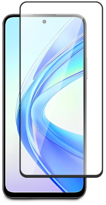 Защитное стекло BoraSCO для HONOR X7d с чёрной рамкой