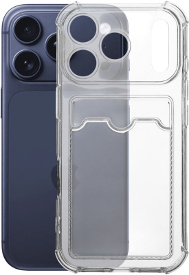 Клип-кейс BoraSCO Bumper для Apple iPhone 17 Pro Прозрачный