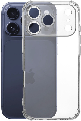 Клип-кейс BoraSCO Bumper для Apple iPhone 17 Pro Прозрачный