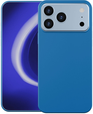 Клип-кейс Krutoff Silicone для Apple iPhone 17 Pro Синий