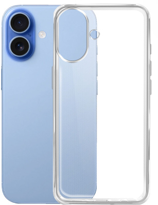 Клип-кейс BoraSCO для Apple iPhone 17 Прозрачный