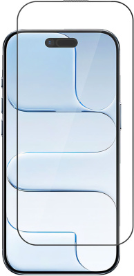 Защитное стекло BoraSCO для Apple iPhone Air с чёрной рамкой