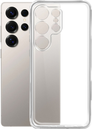 Клип-кейс BoraSCO для Samsung Galaxy S25 Ultra Прозрачный