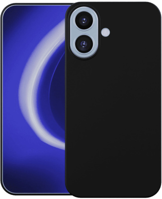 Клип-кейс Krutoff Soft для Apple iPhone 17 Чёрный