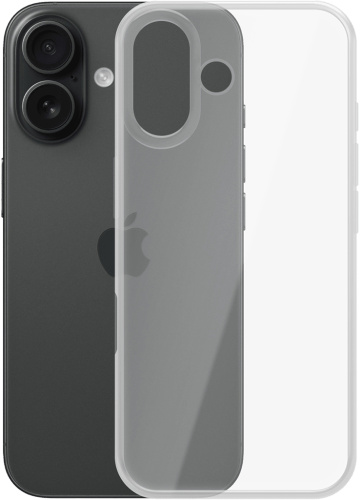 Клип-кейс Krutoff для Apple iPhone 16 Прозрачный