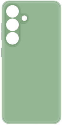 Клип-кейс Krutoff Silicone для Samsung Galaxy S25 Зелёный