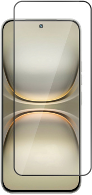 Защитное стекло BoraSCO для TECNO Spark 40 Pro / Pova 7 Pro 5G с чёрной рамкой