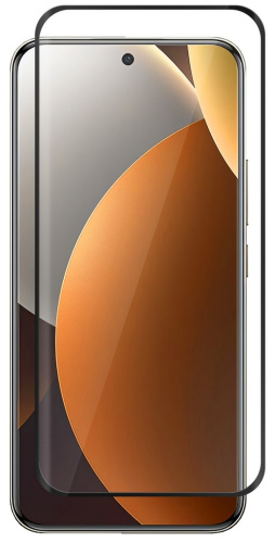 Защитное стекло BoraSCO для Xiaomi REDMI Note 15 Pro+ 5G с чёрной рамкой