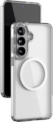 Клип-кейс VLP LITE Airс MagSafe для Samsung Galaxy S26+ Прозрачный