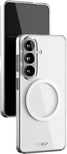 Клип-кейс VLP Puroс MagSafe для Samsung Galaxy S26 Прозрачный