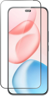 Защитное стекло BoraSCO для HONOR 400 Pro с чёрной рамкой