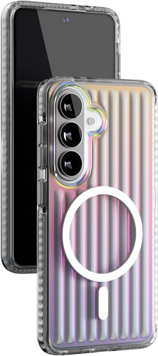 Клип-кейс VLP Pulseс MagSafe для Samsung Galaxy S26 Золотисто-розовый