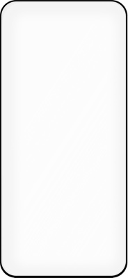 Защитное стекло Krutoff Premium для HONOR X8d с чёрной рамкой