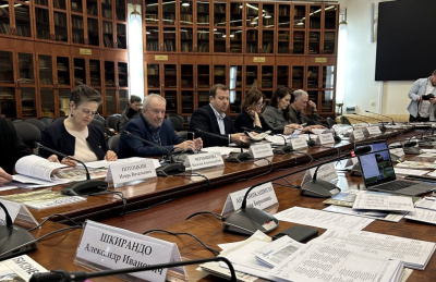 Секретари СЖР  Наталья Чернышова и Рафаэль Гусейнов приняли участие в заседании жюри конкурса «Экономическое возрождение России» /    