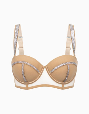 Балконет со спонжевыми чашками на стане INCANTO CD679