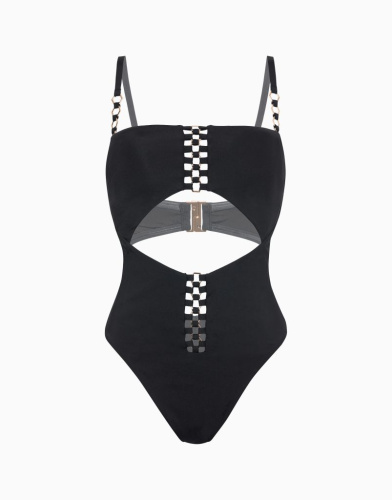 Сплошной купальник с формованными чашками ID48