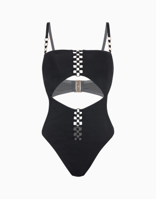 Сплошной купальник с формованными чашками ID48