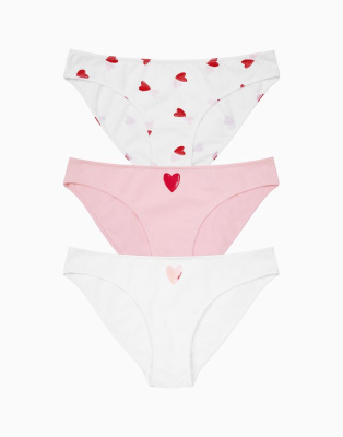 Набор из 3-х слипов для девочки 1000