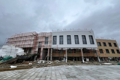 Кирилл Бычков проверил ход строительства Центра культурного развития в Нижнем Бестяхе / ЯСИА Нижний Бестях Мегино-Кангаласский Республика Саха (Якутия)