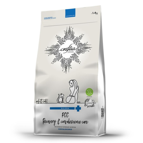 Craftia Galena Cat Recovery Convalesence Care корм для кошек, в период восстановления - 1,4кг ветеринарный для взрослых для всех пород мешок Сербия 1 уп. х 1 шт. х 1.4 кг
