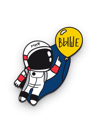 Значок Космонавт