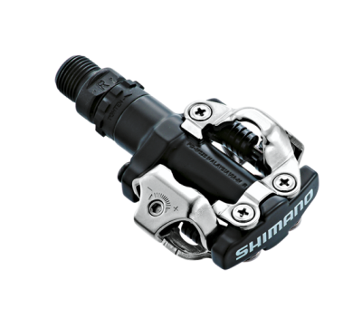 Контактные MTB педали Shimano PD-M520 SPD с шипами (черный)