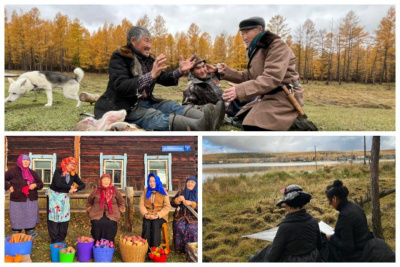 Фото: в селе Мегино-Кангаласского района оживили картины русских и зарубежных художников / Мария Горохова   