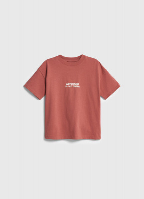 Футболка с принтом для мальчиков, Оранжевый