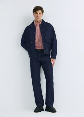 Прямые джинсы Straight, Синий