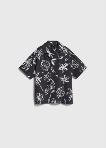 Рубашка с принтом для мальчиков, Серый