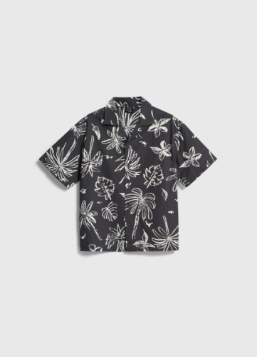 Рубашка с принтом для мальчиков, Серый