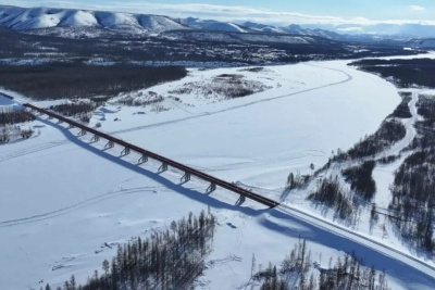 Айсен Николаев принял участие в открытии двух мостов в Томпонском районе / ЯСИА   