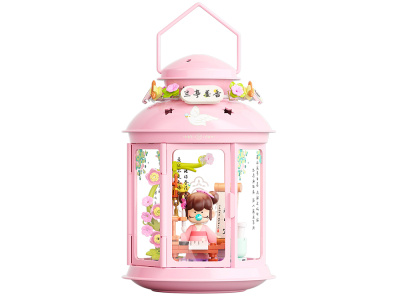 HK118 Конструктор Розовый фонарь