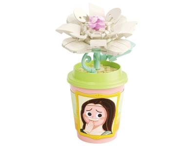 DK021-5 Конструктор Арт-стакан: Жасмин