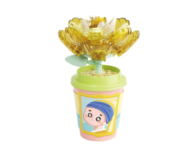 DK021-9 Конструктор Арт-стакан: Пион