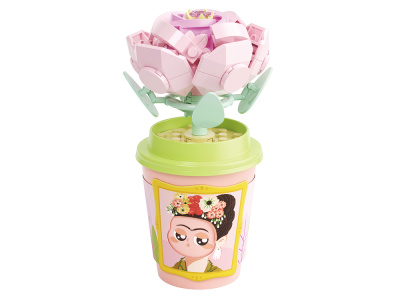 DK021-4 Конструктор Арт-стакан: Роза