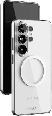 Чехол VLP Puro Case MagSafe для Galaxy S26 Ultra, поликарбонат прозрачный